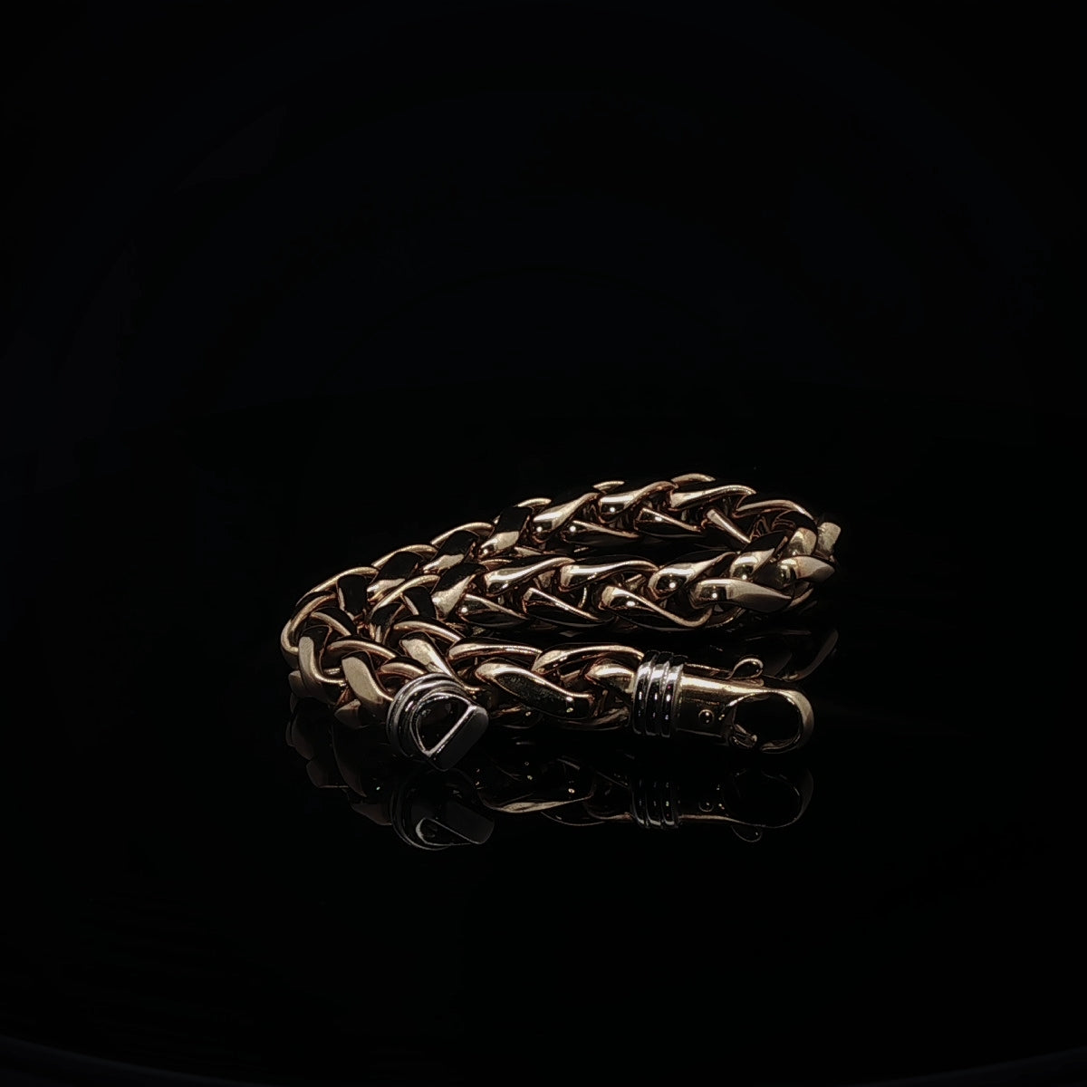 18ct Yellow Gold Fancy Link Bracelet, 16.7grams