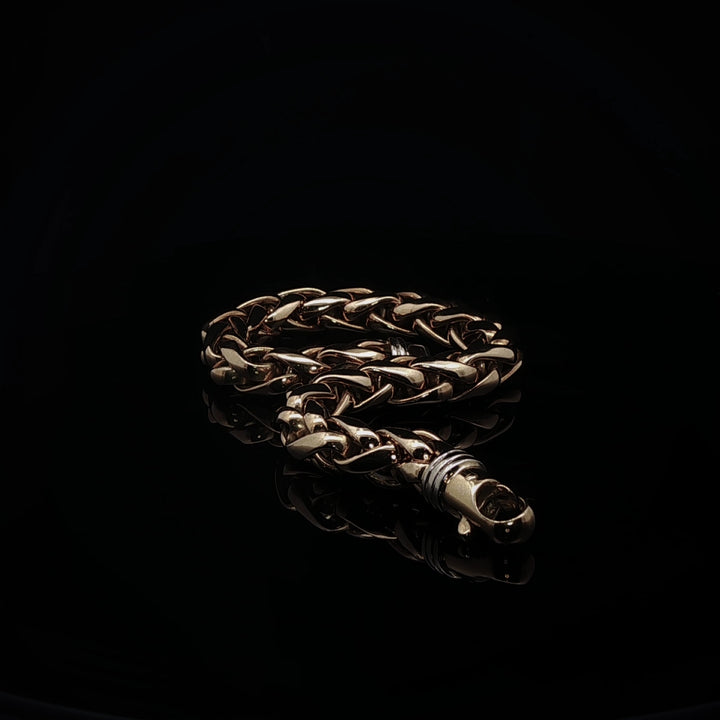 18ct Yellow Gold Fancy Link Bracelet, 16.7grams