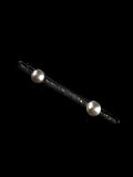 Platinum Pearl and Diamond Bar Brooch, Circa 1930