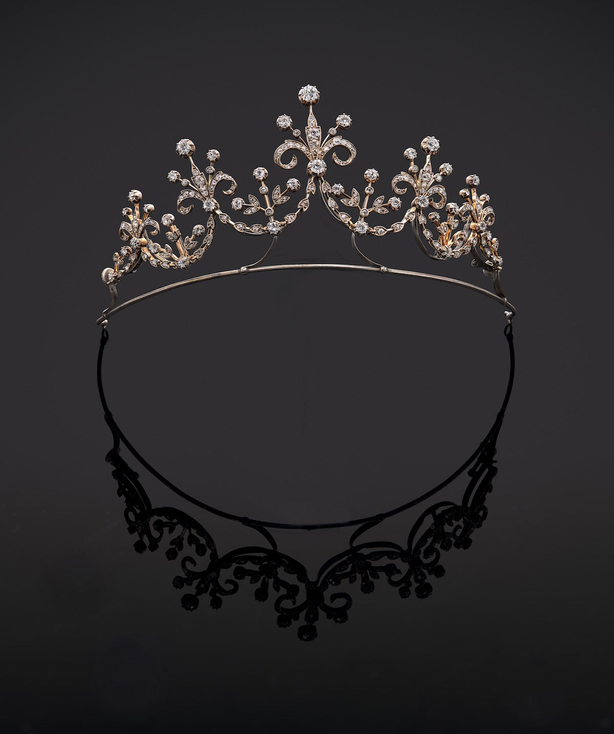Antique Victorian Diamond set Tiara / Necklace, 7.70ct