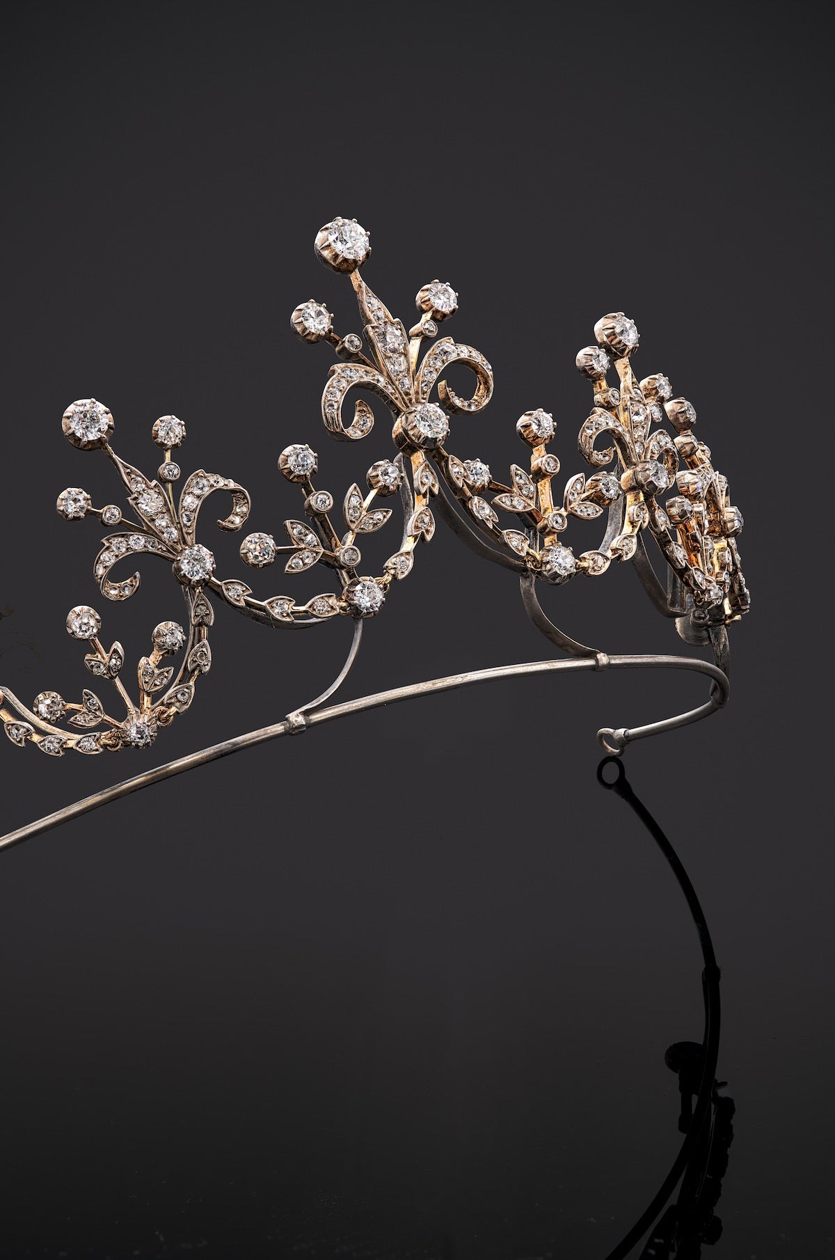 Antique Victorian Diamond set Tiara / Necklace, 7.70ct
