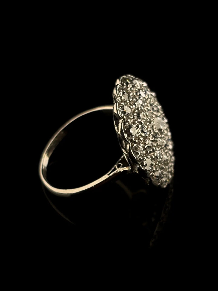 Vintage Art Deco Platinum and Diamond Ring