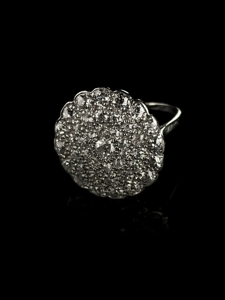 Vintage Art Deco Platinum and Diamond Ring