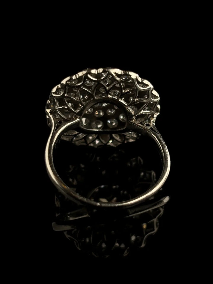 Vintage Art Deco Platinum and Diamond Ring
