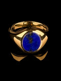 9ct Yellow Gold Lapis Signet Ring