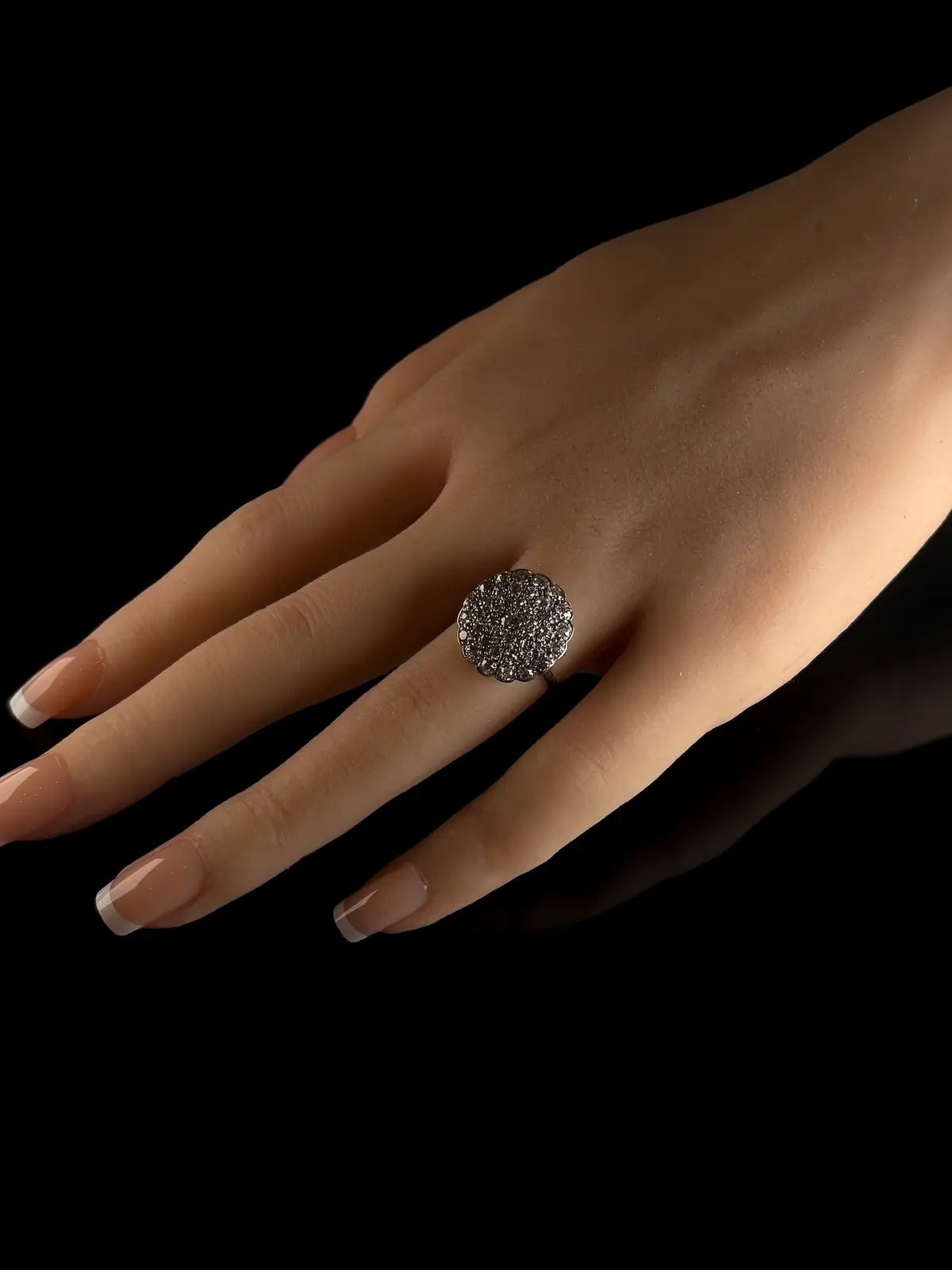 Vintage Art Deco Platinum and Diamond Ring