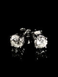 Platinum 1.50ct Brilliant Cut Diamond Stud Earrings