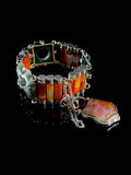 Scottish Agate Silver Bracelet