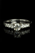 18ct White Gold Seven Stone Diamond Ring
