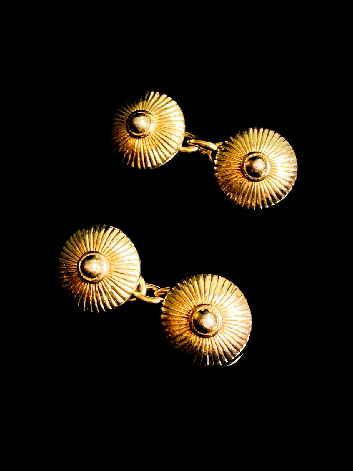 Silver Gilt Double Link Cufflinks, Birmingham 1992