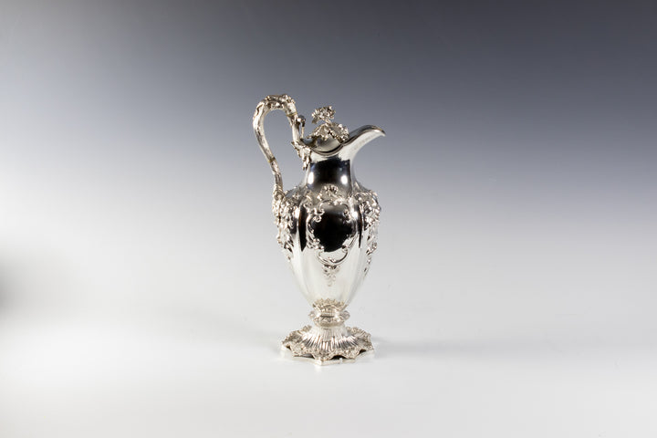 Antique sterling silver claret jug by Reily & Storer