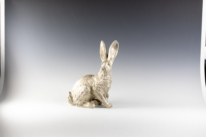Silver plate hare