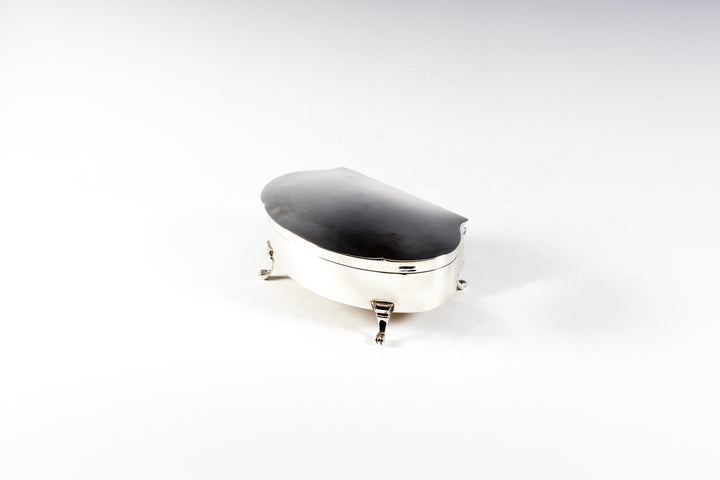 Antique sterling silver jewellery box