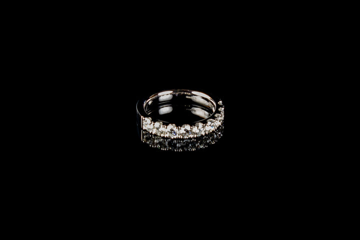 Platinum 1.25ct Diamond Half Eternity Ring