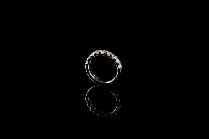 Platinum 1.25ct Diamond Half Eternity Ring