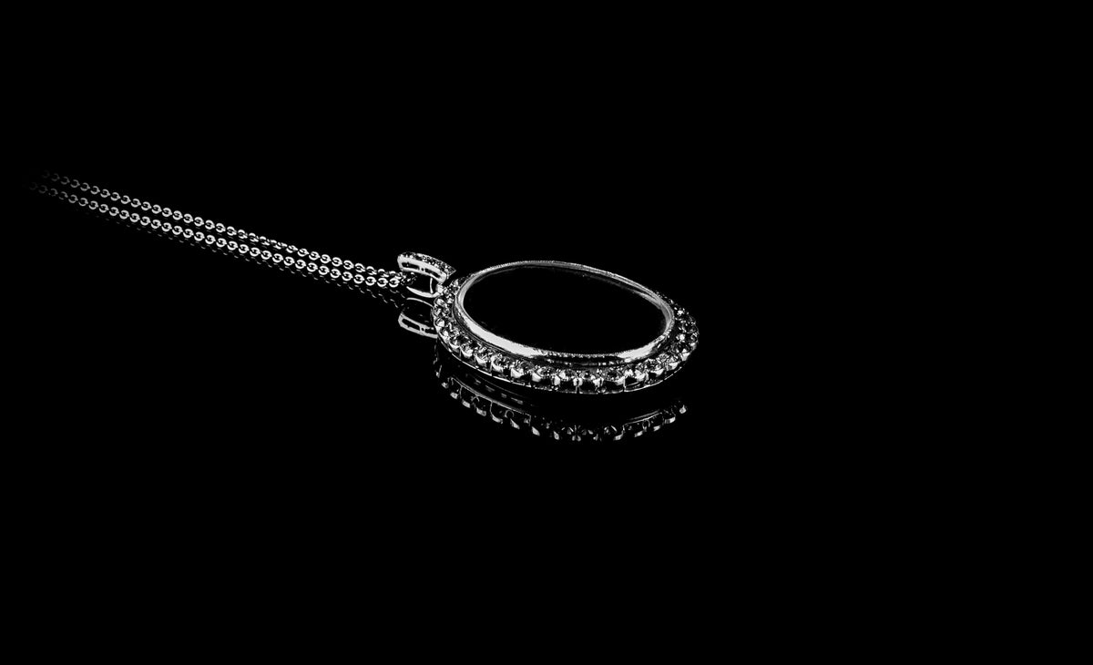 Platinum and Diamond Picture Pendant Necklace