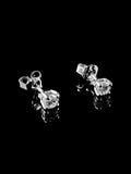 18ct Gold Single Stone Diamond Stud Earrings, 0.40ct