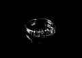 Platinum Three Stone 0.70ct Diamond Ring, London 2005