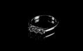 18ct Gold Three Stone Brilliant Cut 0.58ct Diamond Ring