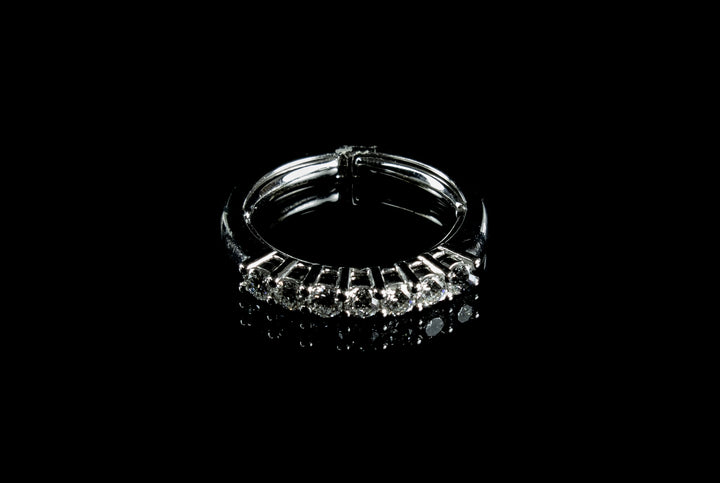 18ct Gold Seven Stone Half Eternity 0.50ct Diamond Ring