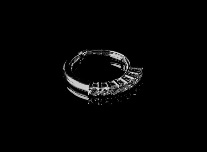 18ct Gold Seven Stone Half Eternity 0.50ct Diamond Ring