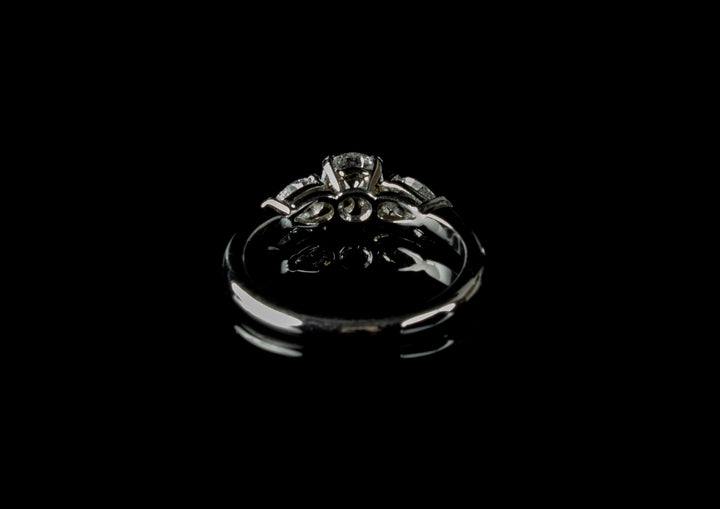 Platinum Three Stone 0.80ct Diamond Ring