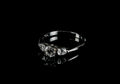 Platinum Three Stone 0.80ct Diamond Ring
