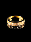 18ct Yellow Gold Seven Stone Old Cut Diamond Half Eternity Ring, 1.27ct