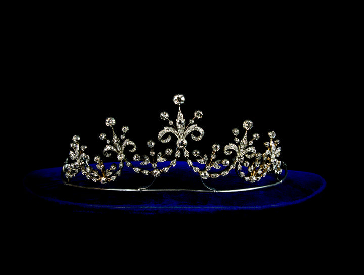 Antique Victorian Diamond set Tiara / Necklace, 7.70ct