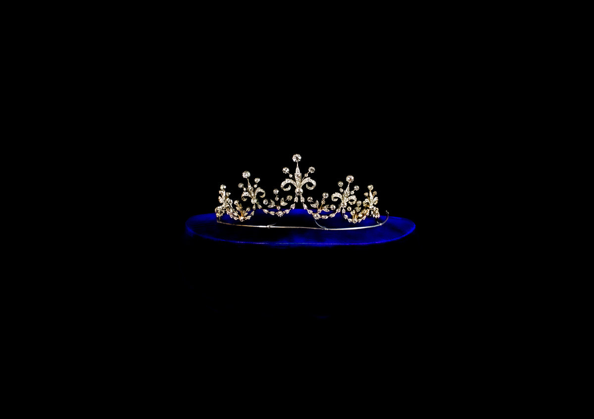 Antique Victorian Diamond set Tiara / Necklace, 7.70ct