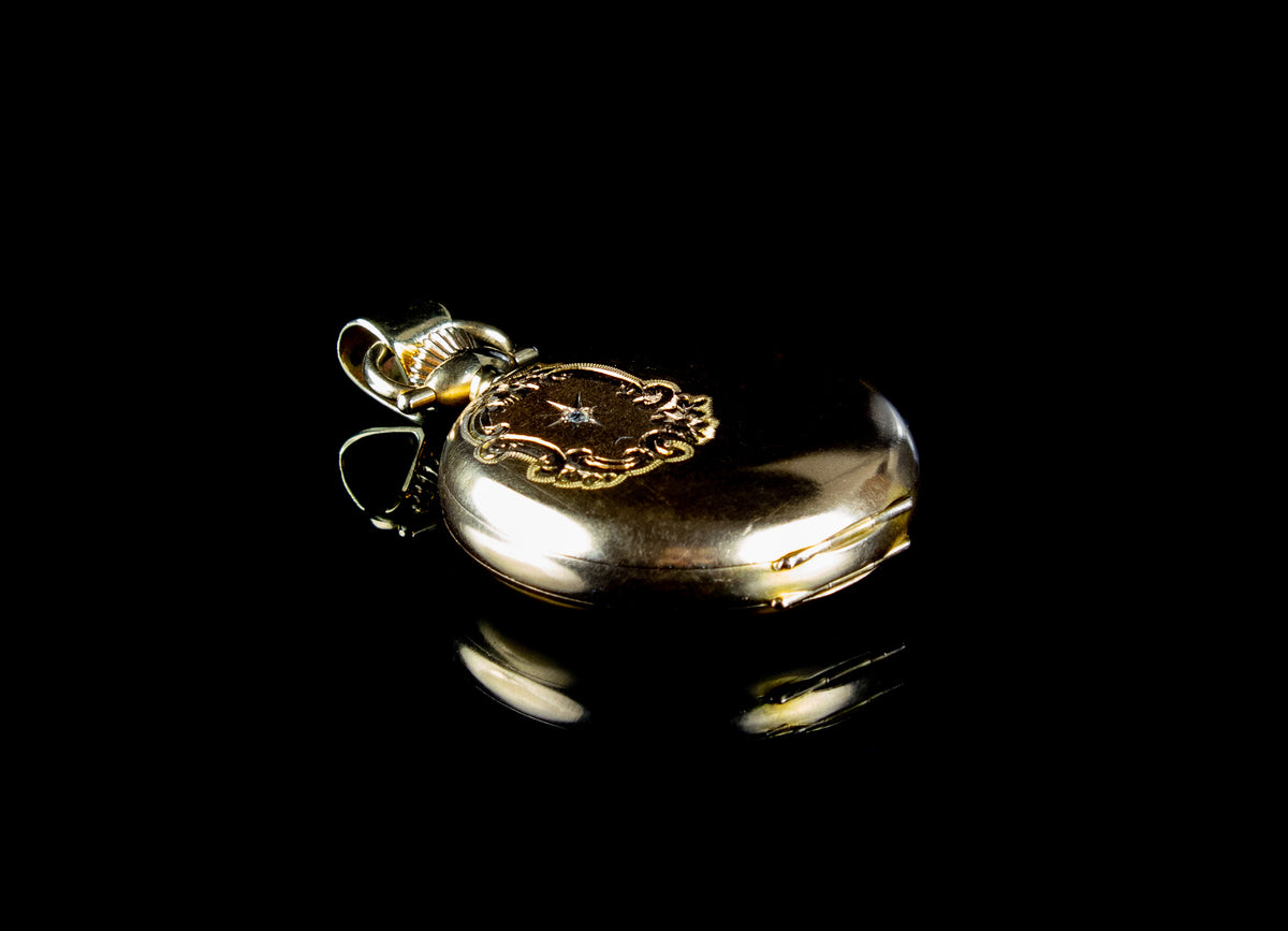 Victorian 14K gold ladies pocket watch by Elgin