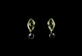 18ct Yellow Gold Green Tourmaline Drop Earrings