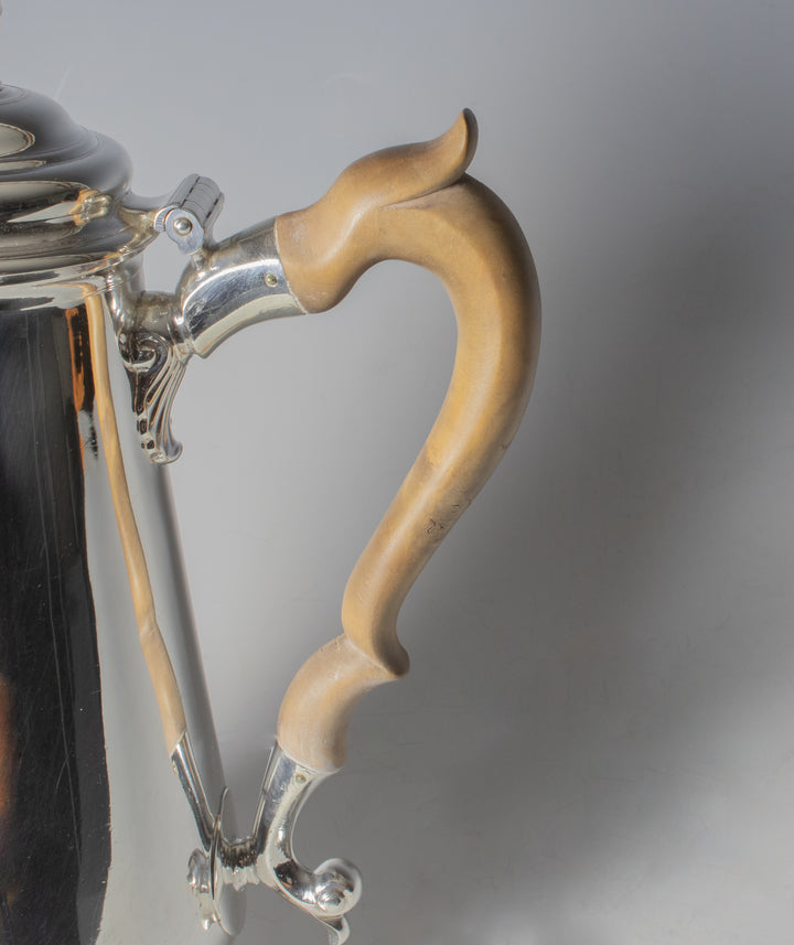 Antique George II sterling silver coffee pot