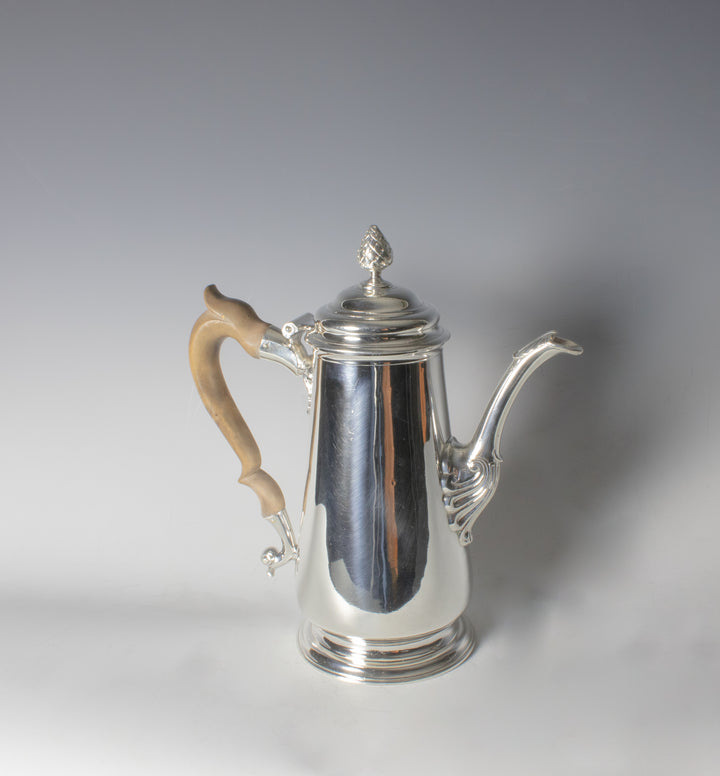 Antique George II sterling silver coffee pot
