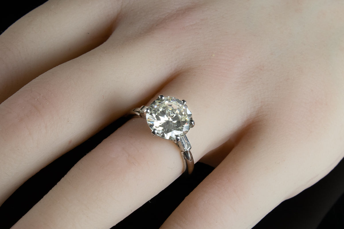 18ct White Gold 3.46ct Diamond Ring