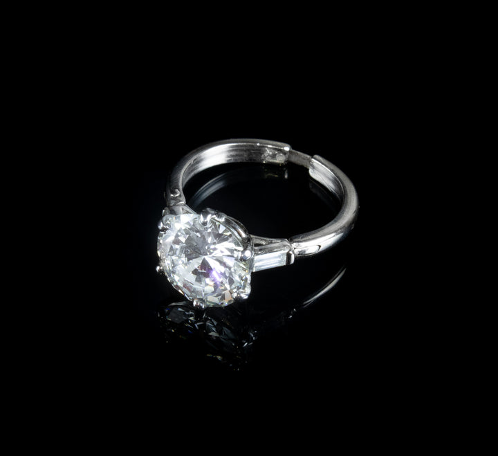 18ct White Gold 3.46ct Diamond Ring