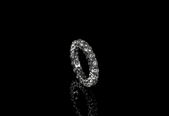 Plainum Tiffany & Co 2.70ct Diamond Full Eternity Ring