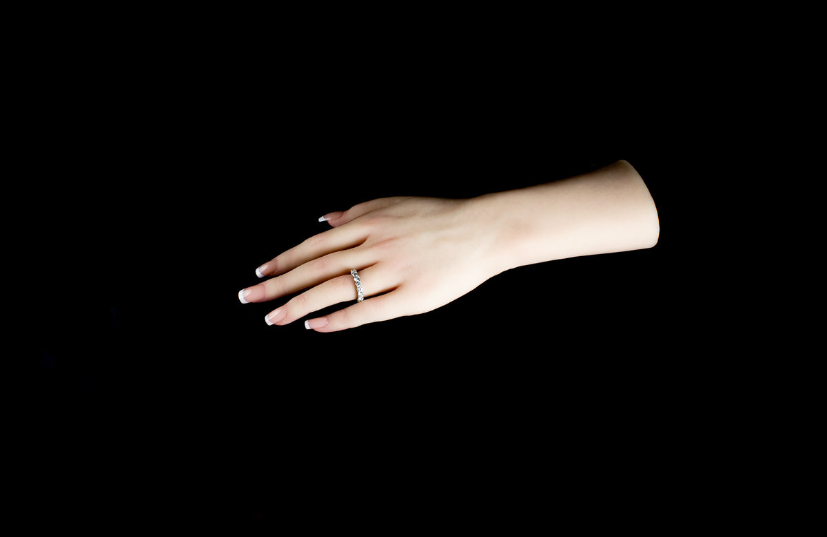 Plainum Tiffany & Co 2.70ct Diamond Full Eternity Ring