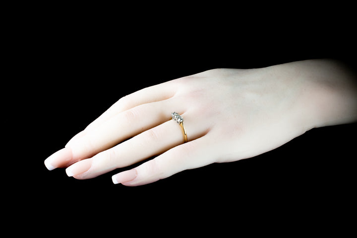 18ct Gold Three Stone Diamond Ring