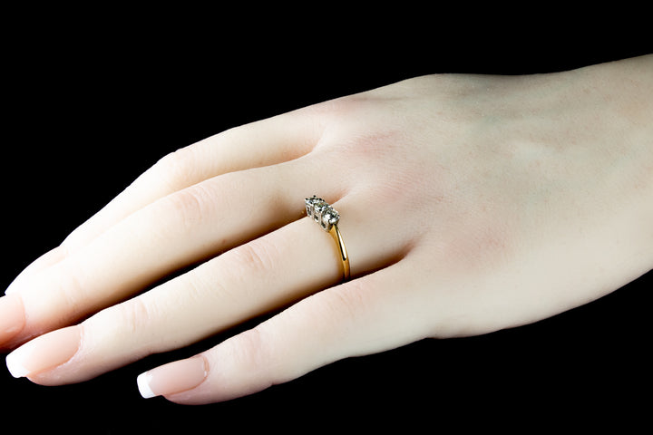 18ct Gold Three Stone Diamond Ring