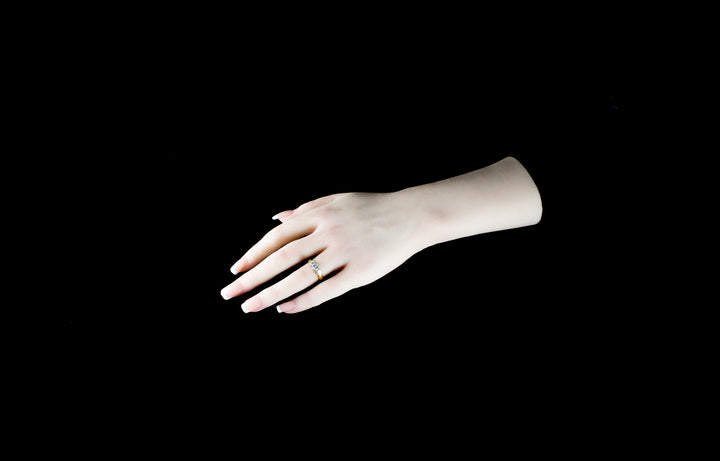 18ct Gold Three Stone Brilliant Cut 0.90ct Diamond Ring