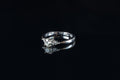18ct White Gold Three Stone Diamond Ring