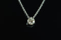 18ct White Gold 1.05ct Diamond Solitaire Pendant