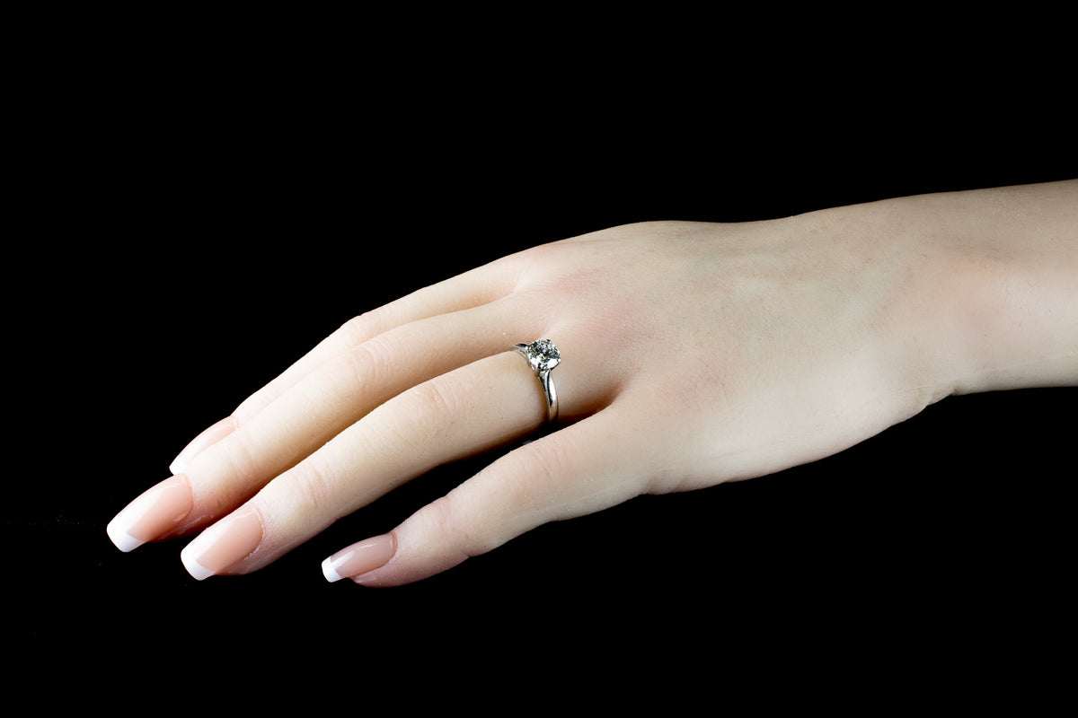 Platinum 1.01ct Diamond Solitaire Ring