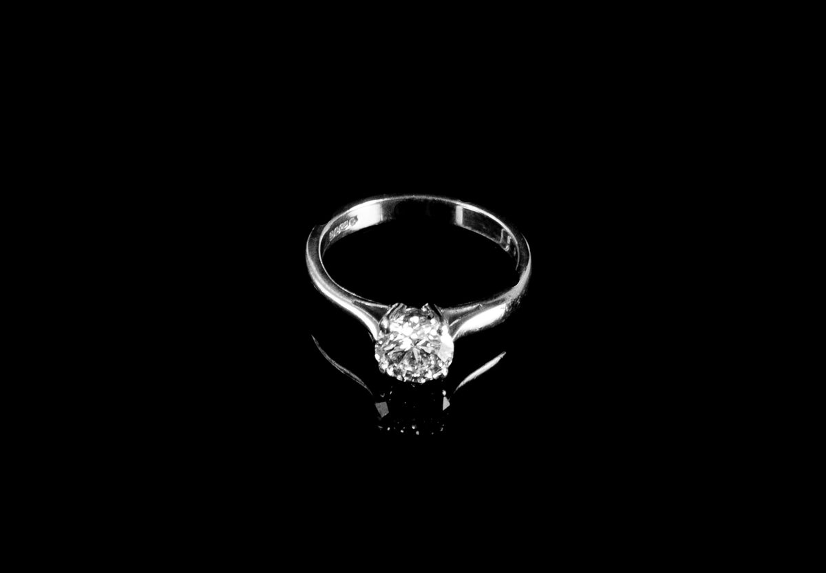 Platinum 1.01ct Diamond Solitaire Ring