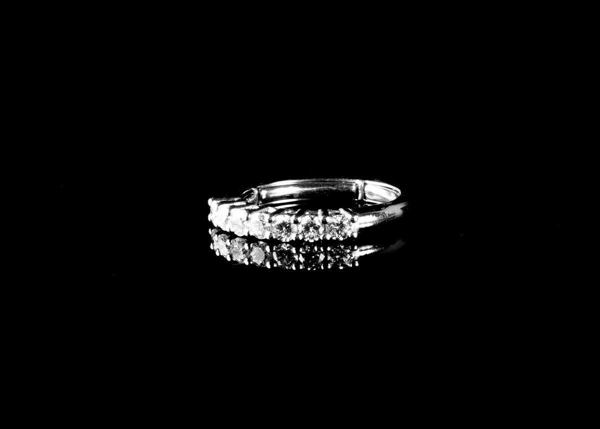 18ct Gold Seven Stone Half Eternity 0.50ct Diamond Ring