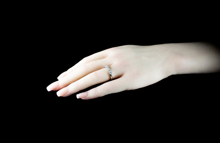 18ct Gold Seven Stone Half Eternity 0.50ct Diamond Ring