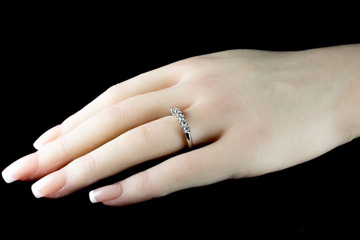 18ct Gold Seven Stone Half Eternity 0.50ct Diamond Ring