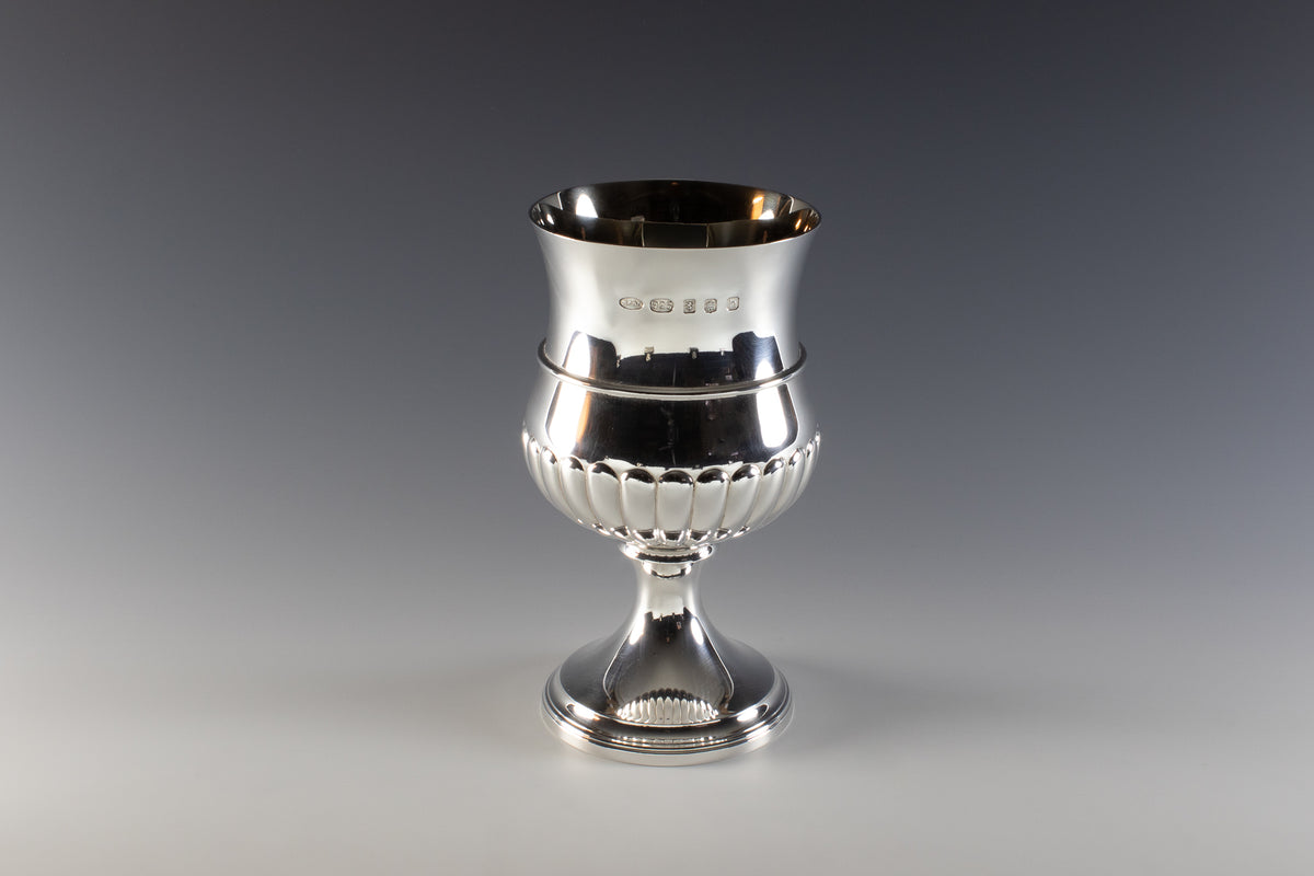 Sterling Silver Thistle Shaped Goblet