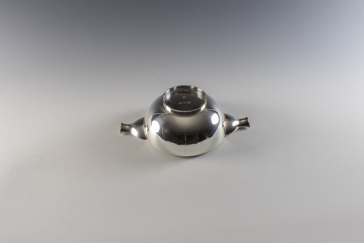 Sterling silver quaich 4.5"